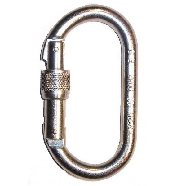 Foin oval screwgate karabiner | Work at height & rope access equipment