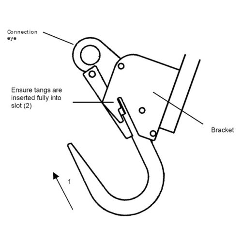 Lyon Synergy reach pole replacement hook | Lyon work at height & rope access equipment