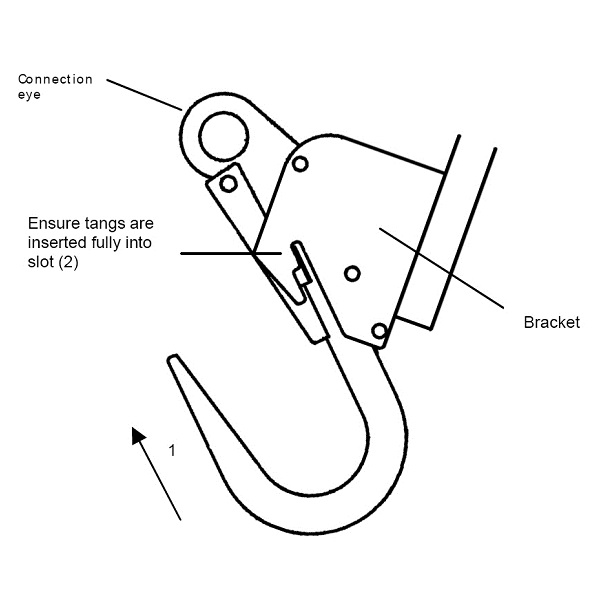 Lyon Synergy reach pole replacement hook | Lyon work at height & rope access equipment