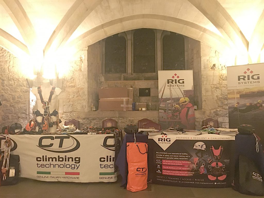 RIG-Systems-News-Blog-London-Work-at-Height-Seminar-Guildhall-Climbing-Technology-Stand