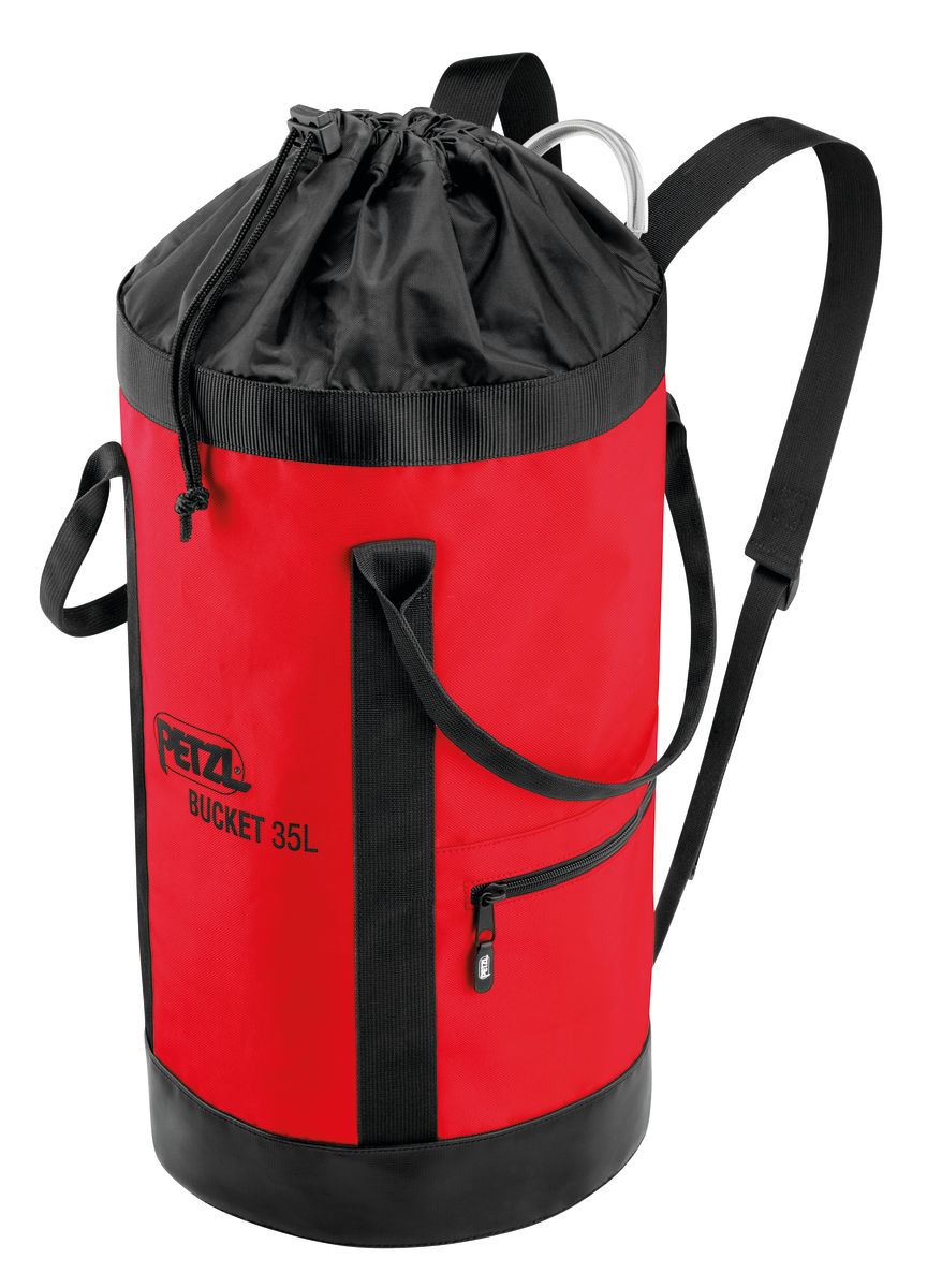 remains upright sacco in tessuto autoportante BUCKET 35L PETZL Fabric pack 